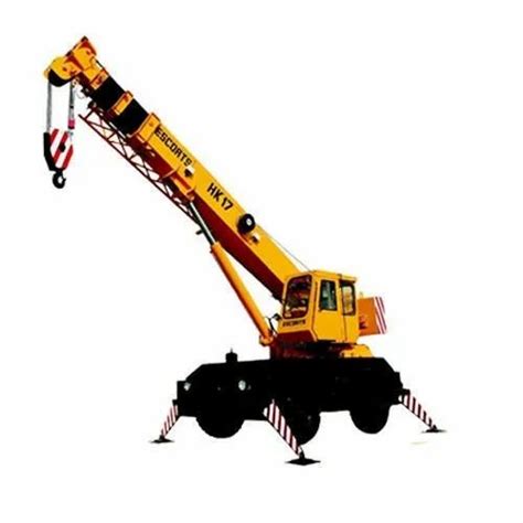 Escorts Hk Ton Rough Terrain Hydraulic Mobile Crane