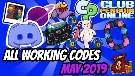 All Working Codes May 2019 Club Penguin Online Youtube