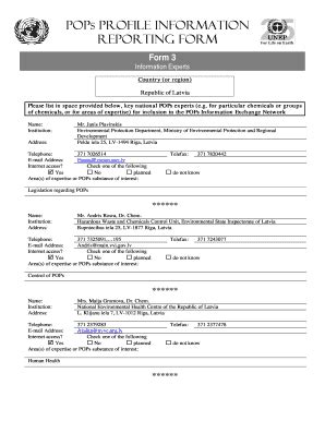 Fillable Online Chem Unep Form Unep Chemicals Chem Unep Fax Email