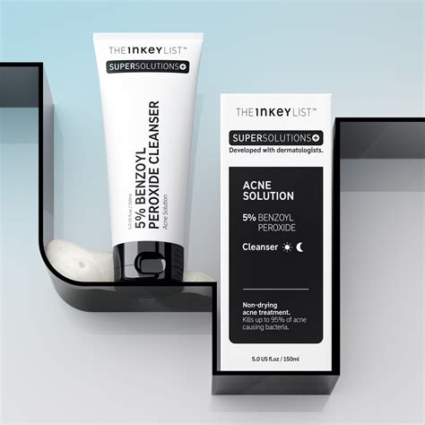 Acne Solution With 5 Benzoyl Peroxide Cleanser The Inkey List