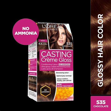 L Oreal Paris Casting Creme Gloss Hair Color 535 Chocolate 87 5g 72ml