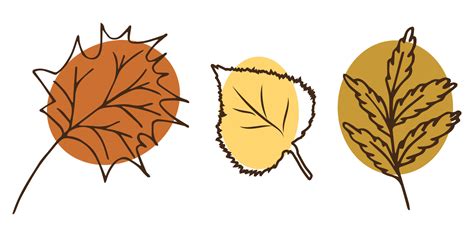 Line Art Autumn Vector Art At Vecteezy