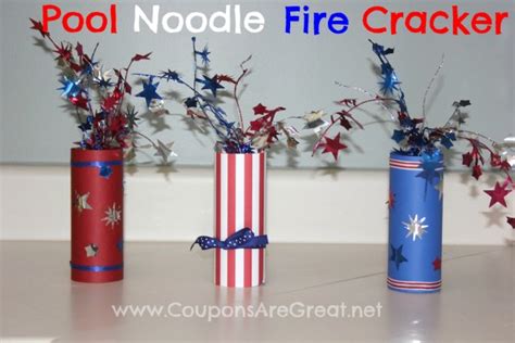 Crafty Tuesday Pool Noodle Fire Cracker