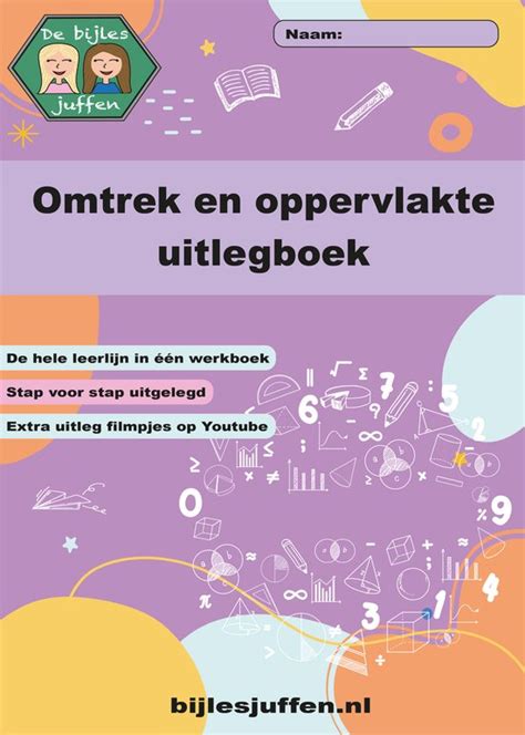 Uitlegboek De Omtrek En Oppervlakte Geschikt Voor Groep T M