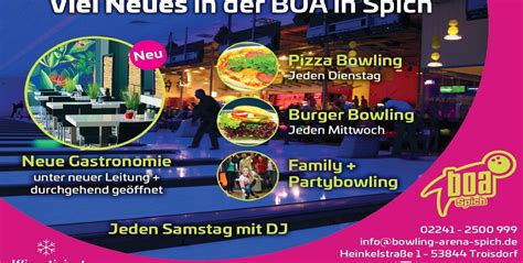 Troisdorf City Viel Neues In Der Boa Spich Bowling Arena Spich