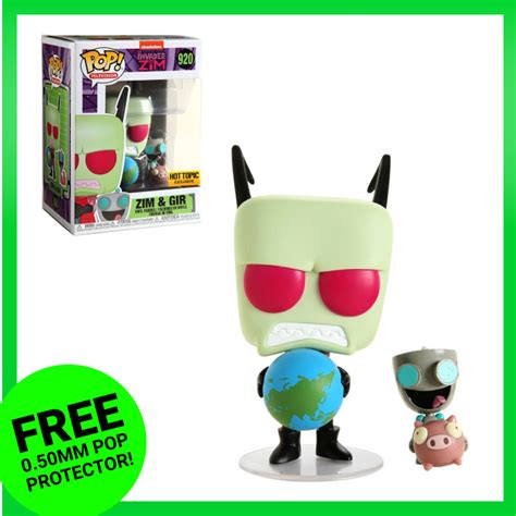 TV Invader Zim Zim Gir Hot Topic 920 SLIGHTLY DAMAGED BOX Funko Pop Vinyl Figure Lazada PH
