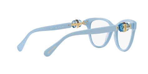 Swarovski Sk2004 1006 Light Blue Woman Eyeglasses Lookeronline