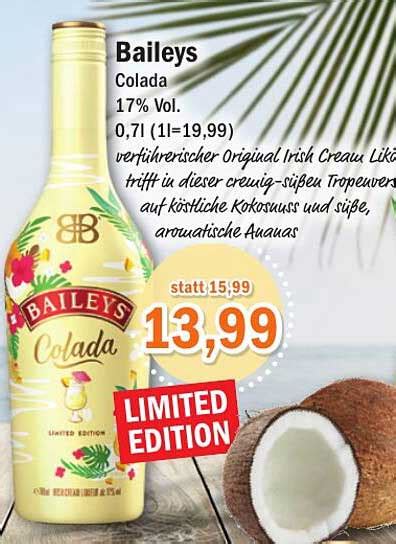 Baileys Colada Angebot Bei Aktiv Irma