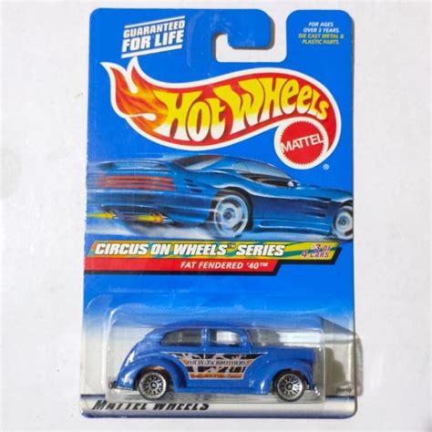 Jual Hotwheels Hot Wheels Fat Fendered 40 Ford 2 Door Biru 2000 Ban Jaring DD24 Shopee Indonesia