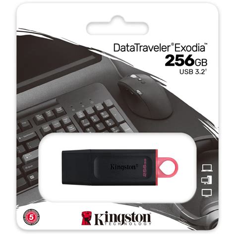 Kingston Datatraveler Exodia 256gb Usb 32 Flash Drive Dtx256gb