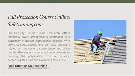 Ppt Fall Protection Course Online Safetraining Powerpoint