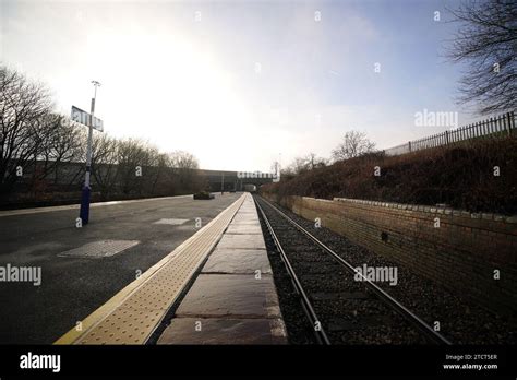 Denton Railway Station In Greater Manchester Which Has Been Named By