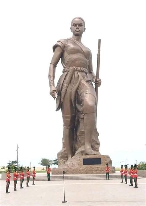 The AMAZON Warriors Statue Inaugurated Today In Benin In Honour Of The