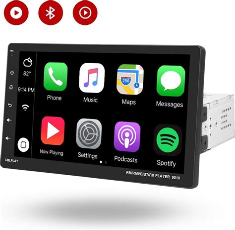 Boscer Din Autoradio Apple Carplay Android Auto Hd