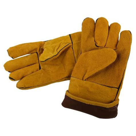 Gants De Soudage En M Tal R Sistant La Chaleur En Peau De Vache De