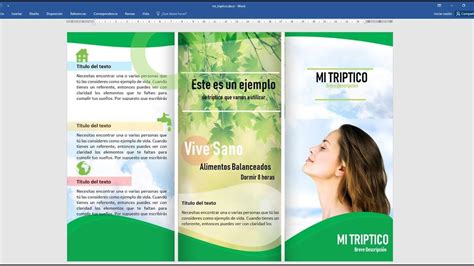 Como Crear Un Folleto Triptico O Brochure En Word Images Porn Sex Picture