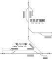 File Rail Tracks Map Meitetsu Mikawa Yoshida Station Svg