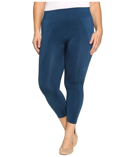 Buy Hue Womens Plus Size Seamless Shaping Capris Insignia Blue Body