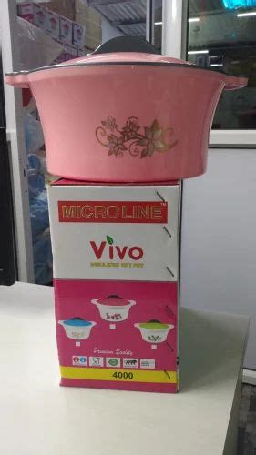Pink Stainless Steel And Plastic Hot Pot Capacity 4000 Ml At Rs 355 Piece In Palghar