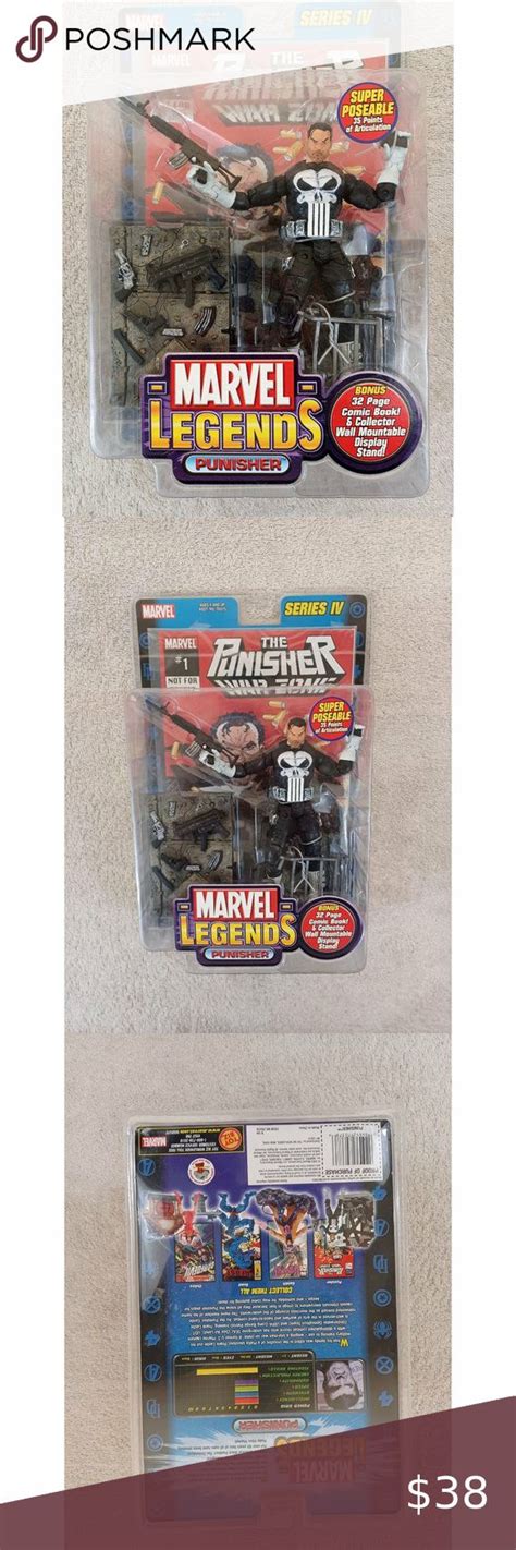 NIB New 2003 Marvel The Punisher Action Figure Series IV Urban Legends