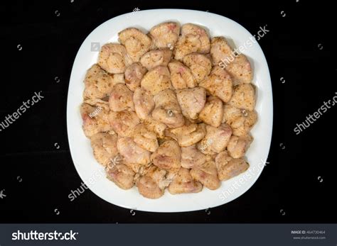 Raw Chicken Tails Spices Garlic Laid Stock Photo 464730464 Shutterstock