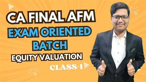 Ca Final Afm Equity Valuation Nov Onwards Ca Shubham