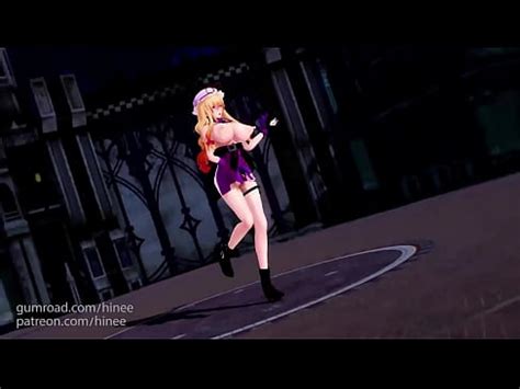 MMD Touhou Project Yakumo Murasaki Naked Dance Submitted By Hinee