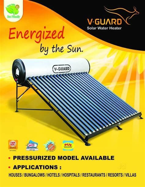 100 Lpd V Guard Solar Water Heater At Best Price In Pune By Suncraft