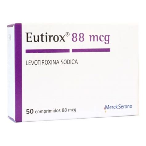 Eutirox 88 Mcg X 50 Comprimidos Farmacia Santa Gemita