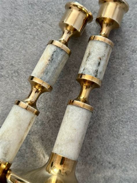 Candelabra Brass Marble Catawiki