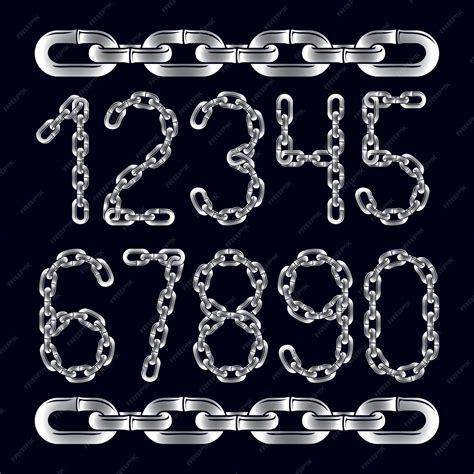 Premium Vector Set Of Stylish Vector Digits Modern Numerals