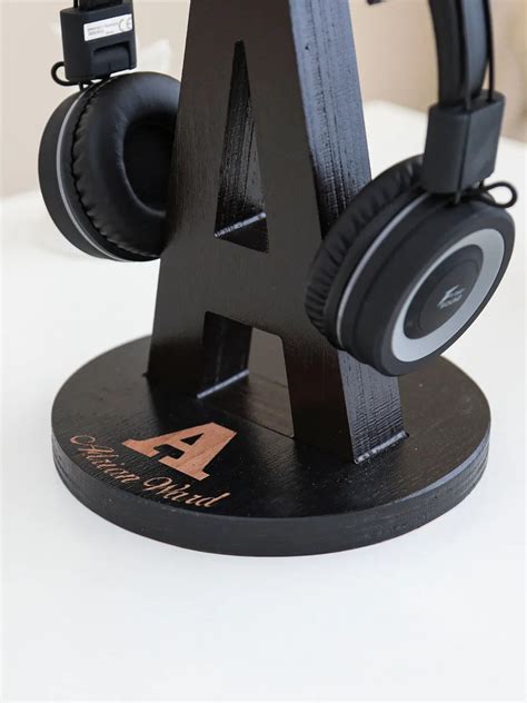 Personalized Handmade Headphone Stand Headphone Holder Gaming Room Decor Gaming Office