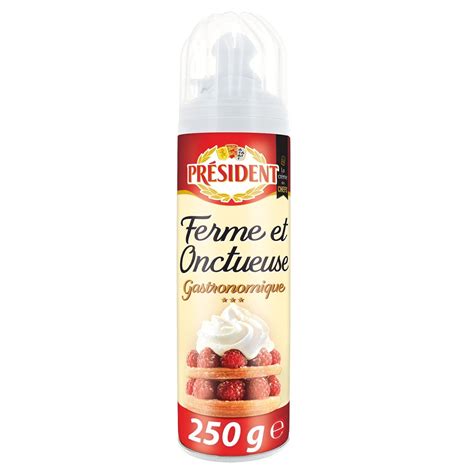 Panna Spray President 250 G Creme Budini Dessert Peretti Alimentari