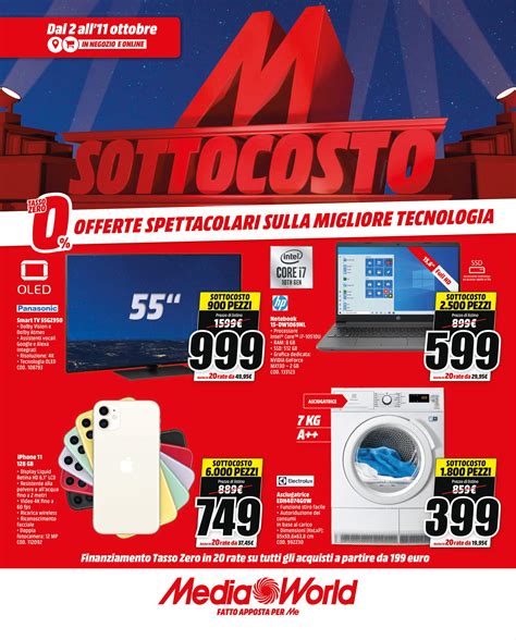 Le Migliori Offerte Del Sottocosto MediaWorld 2 11 Ottobre