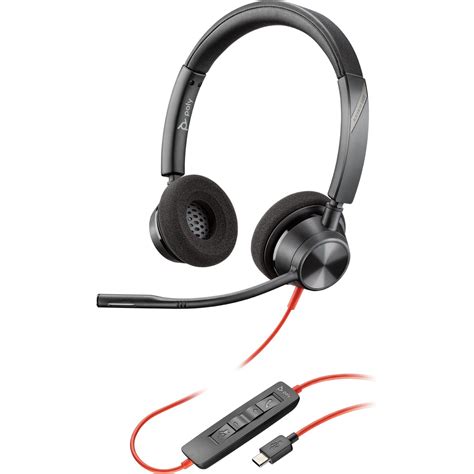 Plantronics 213935 101 Blackwire 3320 Usb C Headset Binaural Over The Network Hardwares