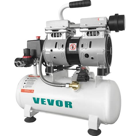 Vevor Compressore D Aria Senza Olio Ultra Silenzioso Da Galloni