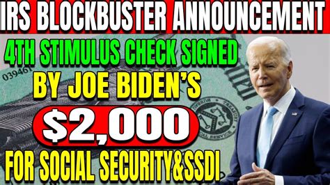 Irs Mails Stimulus Today New Biden Relief Check For Social