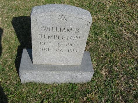 William Bryant Templeton Homenaje De Find A Grave