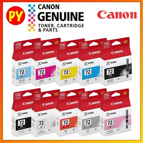 Canon Pgi Full Set All Colors Original Ink Cartridge Total Ink