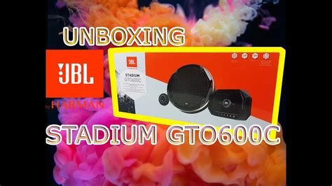 JBL STADIUM GTO 600C unboxing rozpakowywanie speakers głośniki