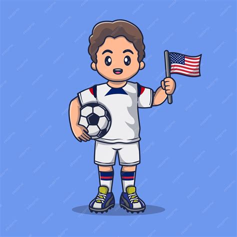 Flag Football Clip Art Boy