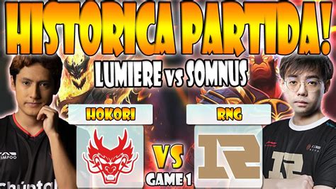 HOKORI VS RNG BO2 GAME 1 LUMIERE VS SOMNUS THE INTERNATIONAL 11 2022