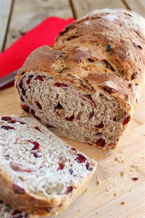 Cranberry Walnut Whole Wheat Bread