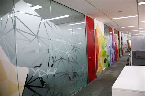 Frosted Window Film Cut 1 Custom Window Film For The Office