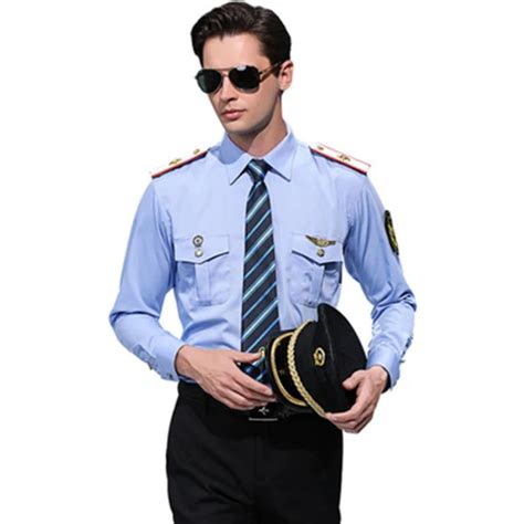 Workwear Security Guard Uniform Light Blue Security Guard Uniforms