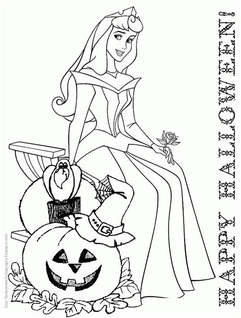 Disney Halloween Coloring Pages Printable - Coloring Home