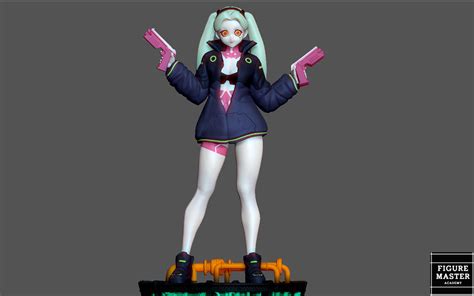 3D file REBECCA CYBERPUNK EDGERUNNERS 2077 ANIME GIRL CHARACTER 3D ...