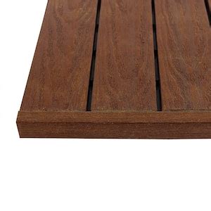 Reviews For Newtechwood Ft X Ft Quick Deck Composite Deck Tile