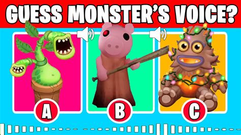 Guess The MONSTER S VOICE 14 ROBLOX DOORS GARTEN OF BANBAN 2 MY