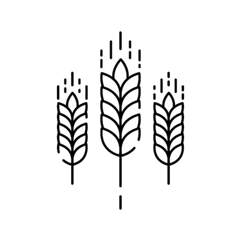 Premium Vector Harvesting Vector Logos With Wheat Grains Agriculture